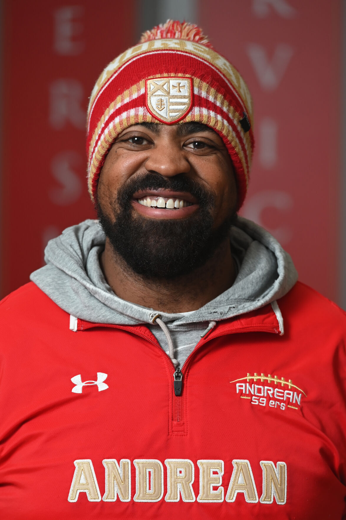 Running backs coach Pete Monger